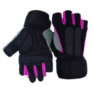 Unisex Tactical Weight Lifting Gym Gloves (Option: Pink-L)
