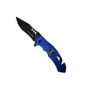 5" Spring Assisted Knife (Color: Police)